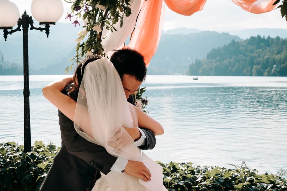 Wedding photography lake Bled Slovenia