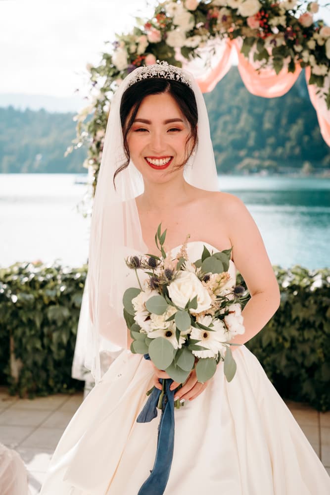 Wedding photography lake Bled Slovenia