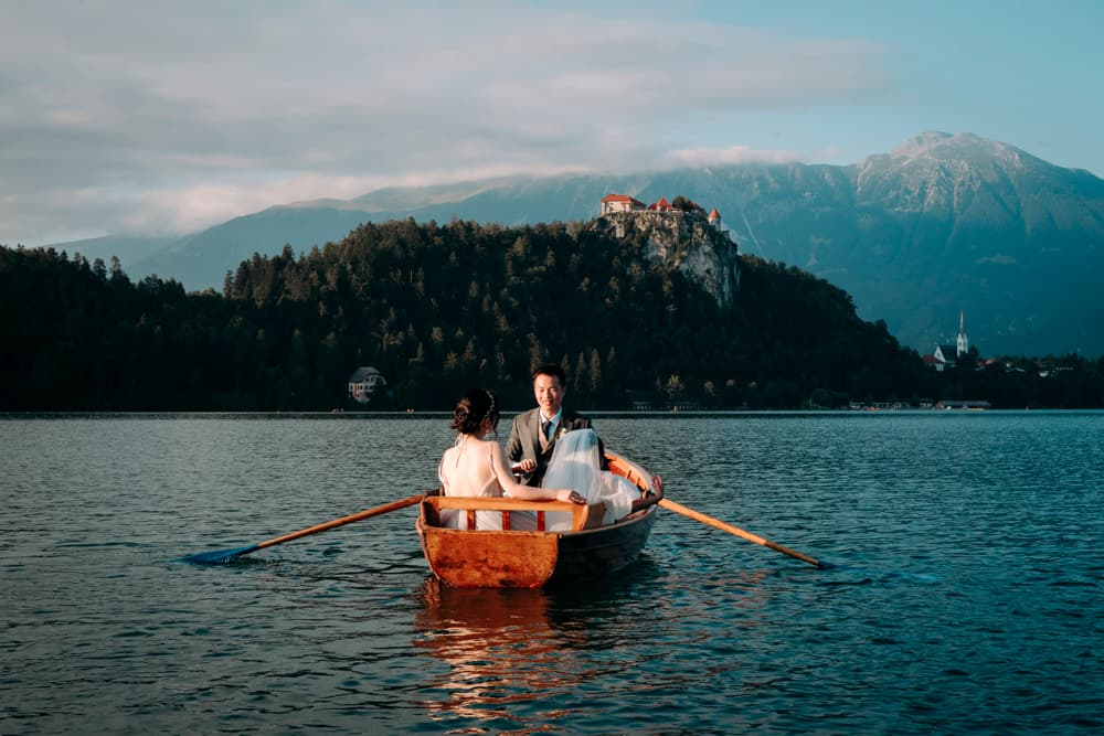 Wedding photography lake Bled Slovenia