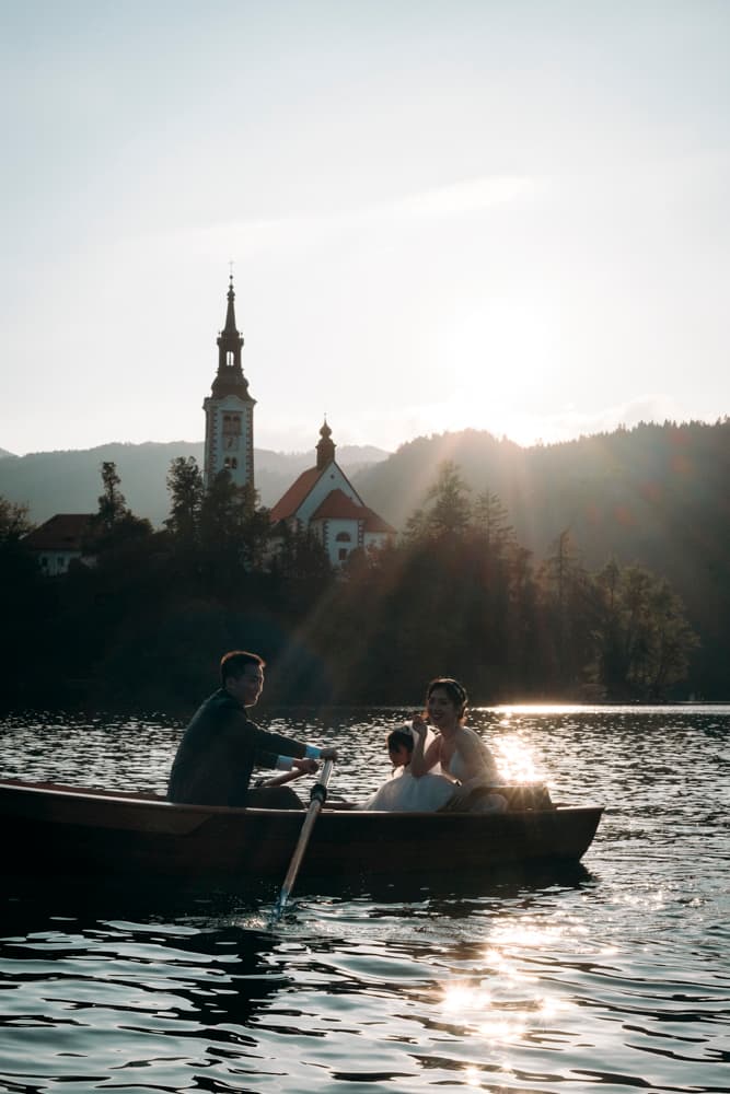 Wedding photography lake Bled Slovenia