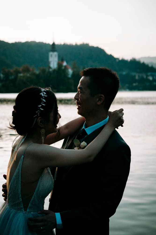 Wedding photography lake Bled Slovenia