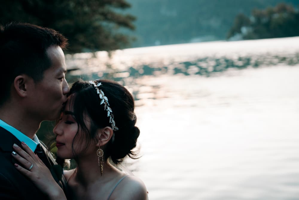 Wedding photography lake Bled Slovenia