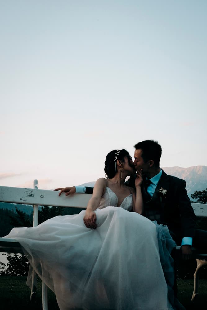 Wedding photography lake Bled Slovenia